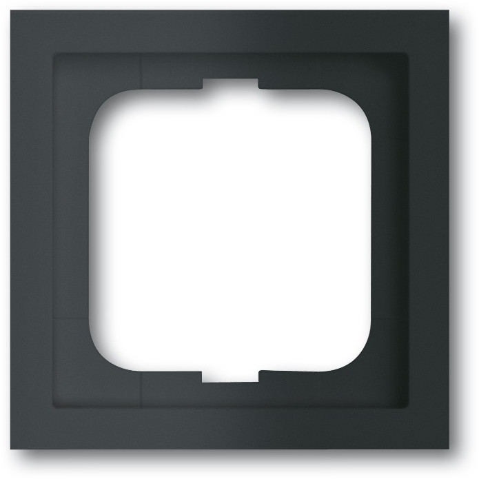 BUSCH JAEGER BJ 1721-885K Rahmen 1f future linear schwarz matt