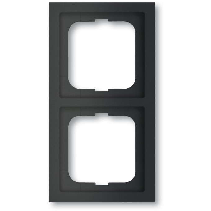 BUSCH JAEGER BJ 1722-885K Rahmen 2f future linear schwarz matt