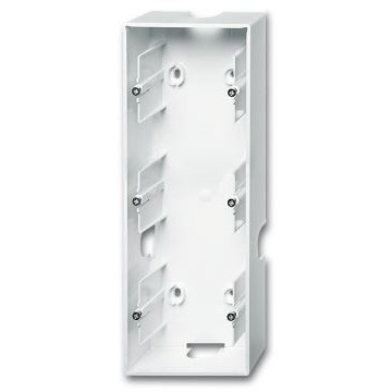 BUSCH JAEGER BJ 1703-84 Aufputz-Gehäuse 3f future linear studioweiß