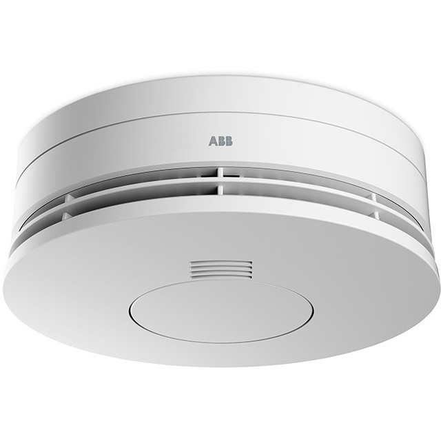 BUSCH JAEGER BJ 6833/01-84 Rauchalarm AP Lithium ProfessionalLINE studioweiß vernetzbar