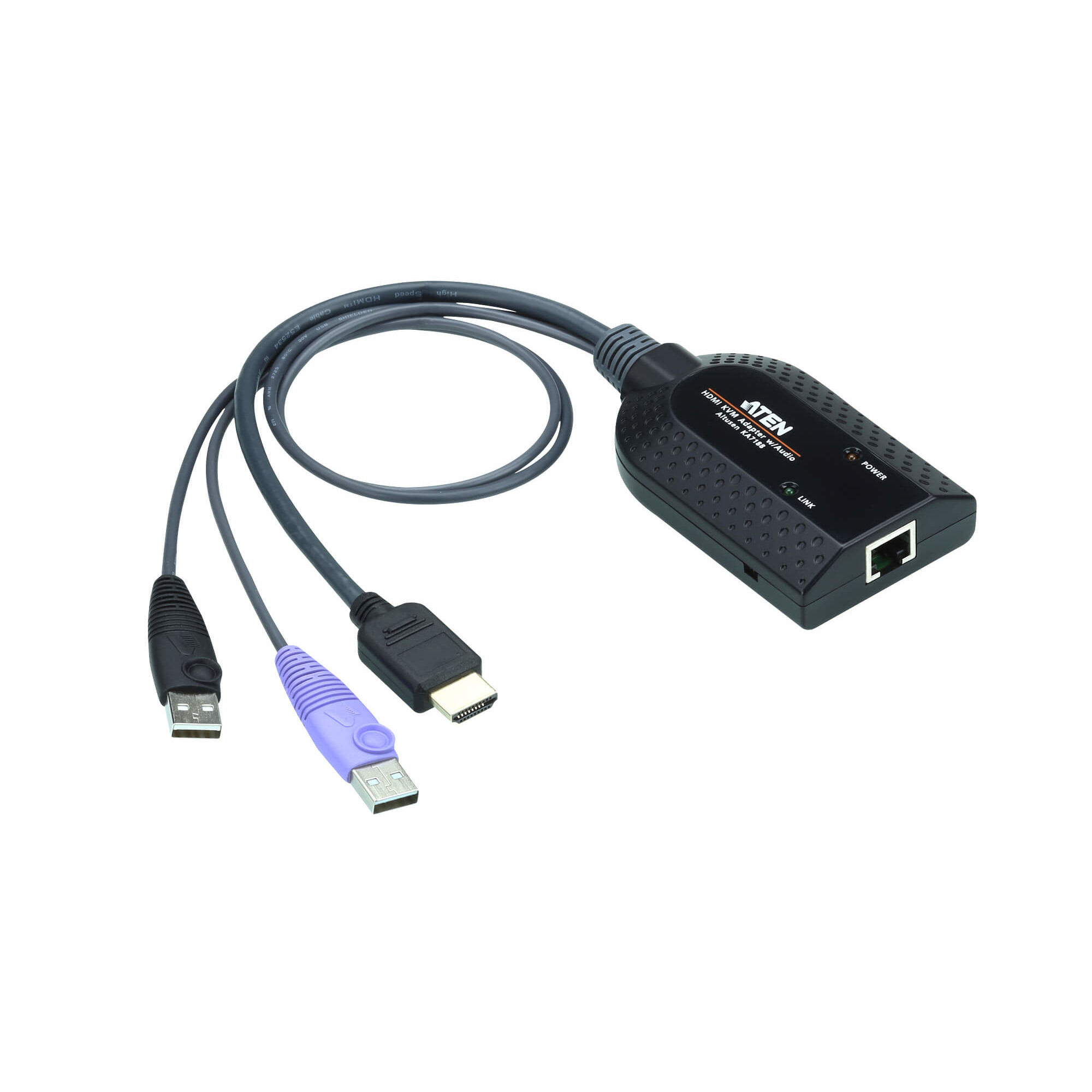 USB - HDMI Virtual Media KVM Adapterkabel