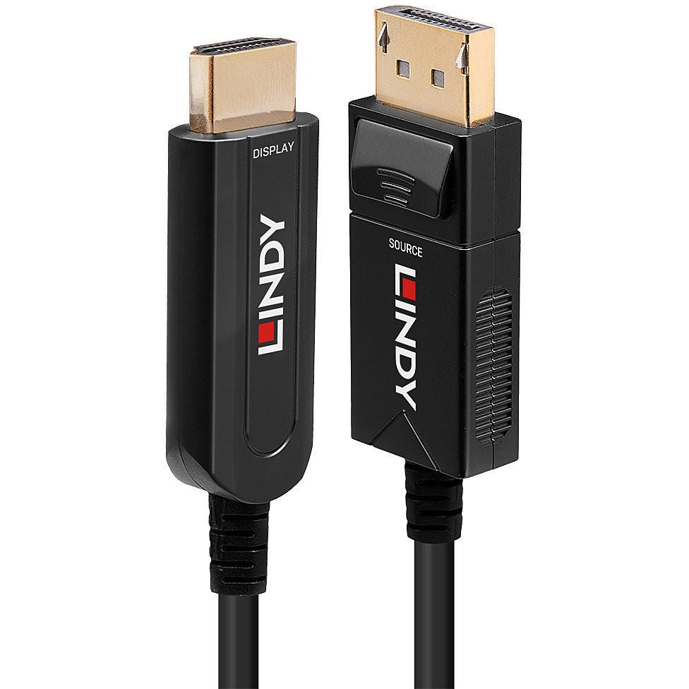 LINDY DP 1.2 auf HDMI 18G AOC Kabel, 20m