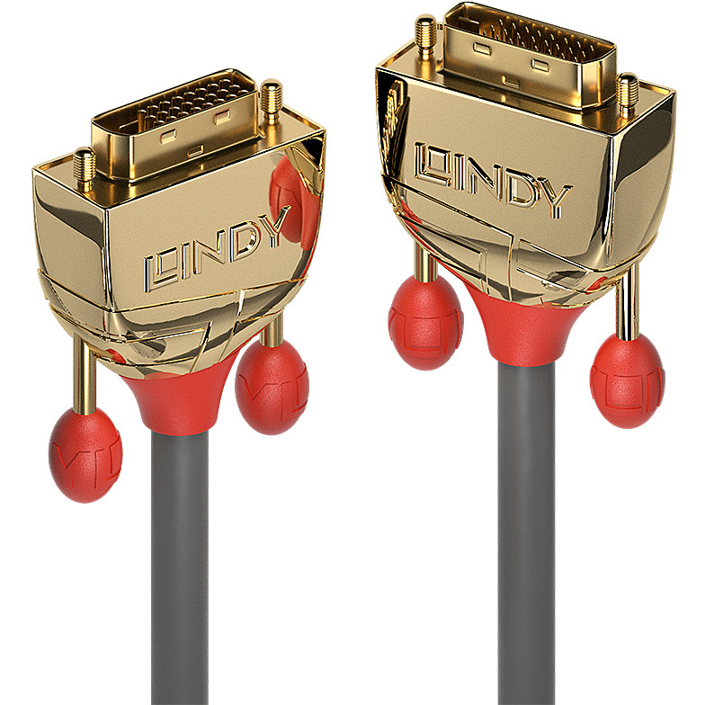 LINDY DVI-D Dual Link Kabel Gold Line 5m