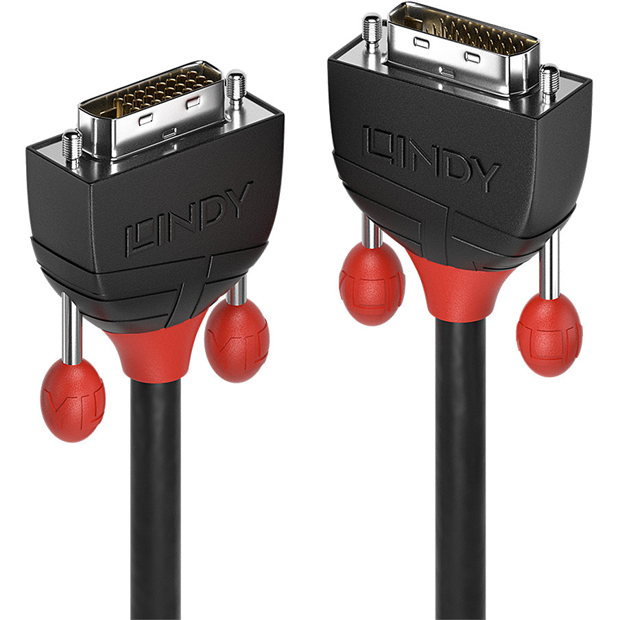 LINDY DVI-D Dual Link Kabel Black Line 2m