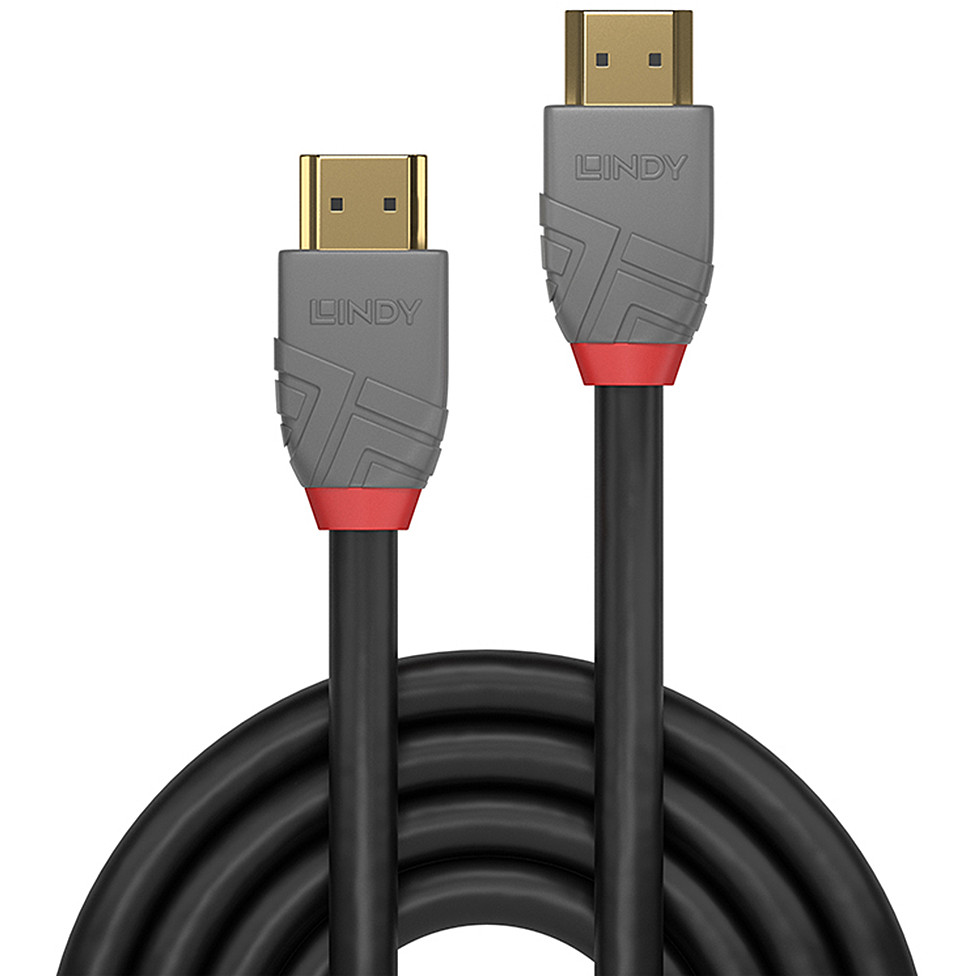 LINDY HDMI High Speed Kabel Anthra Line 0.5m