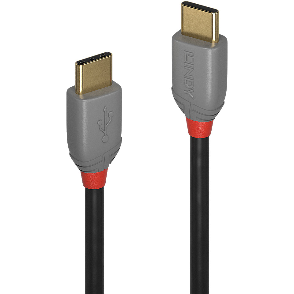 LINDY USB 2.0 Kabel Typ C/C Anthra Line M/M 3m