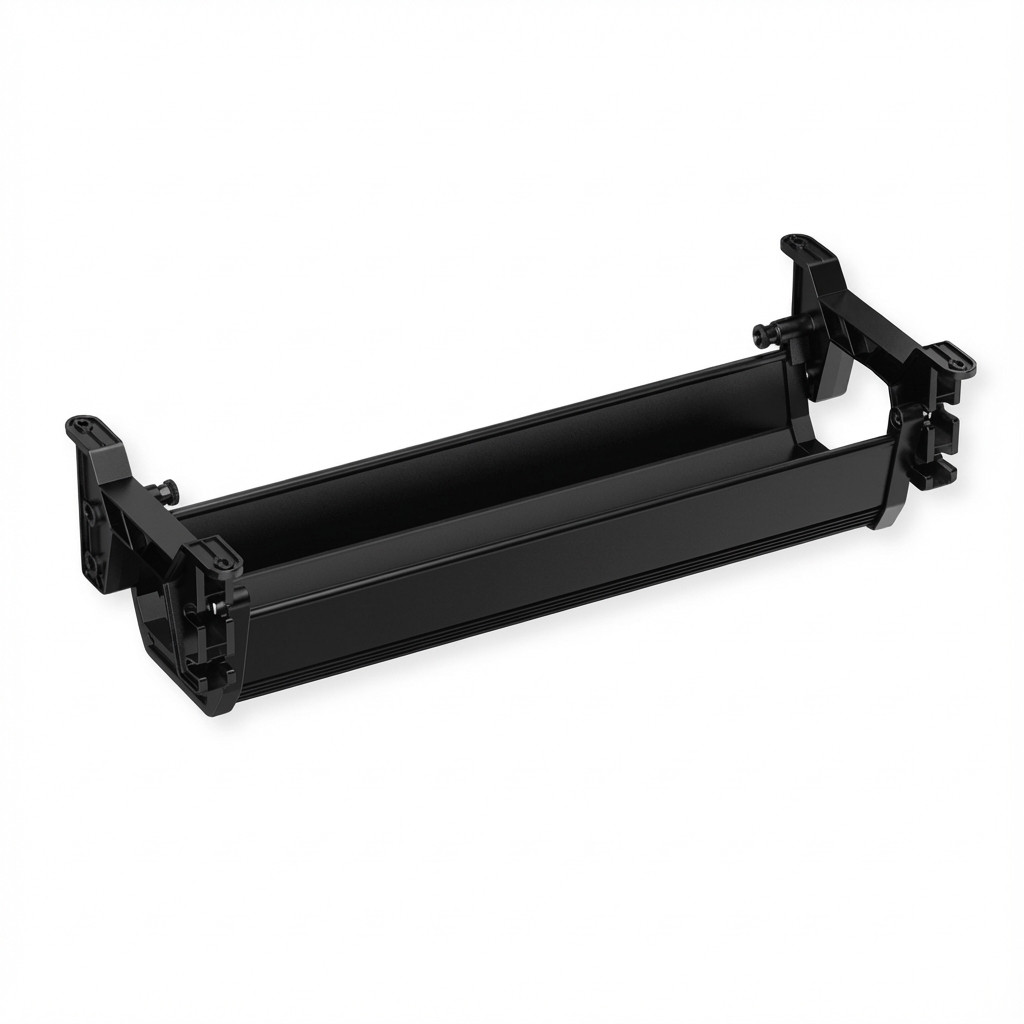 ROLINE Easy2Open Kabelkanal, Untertischmontage, schwarz, 44,9 cm