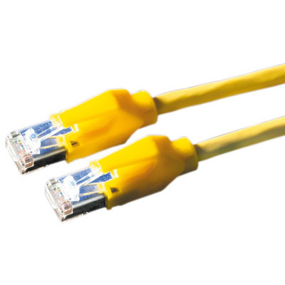 DRAKA Patchkabel Kat.6 Class E S/FTP UC900 TM21 LSOH gelb 0,5m