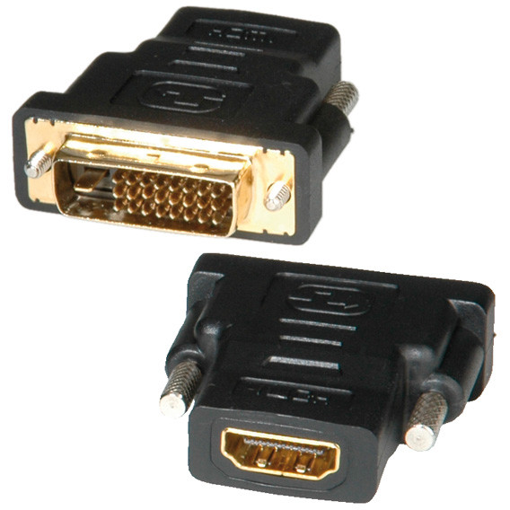 ROLINE ADAPTER HDMI-DVI-D BU/ST