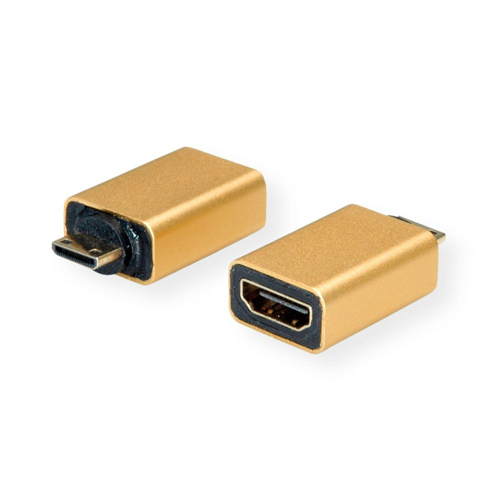 ROLINE GOLD HDMI-Adapter HDMI BU - HDMI Mini ST