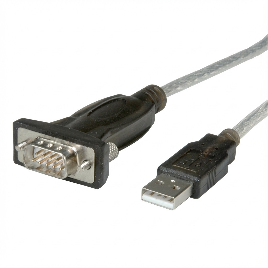 VALUE Konverter-Kabel USB-seriell trkis 1,8m