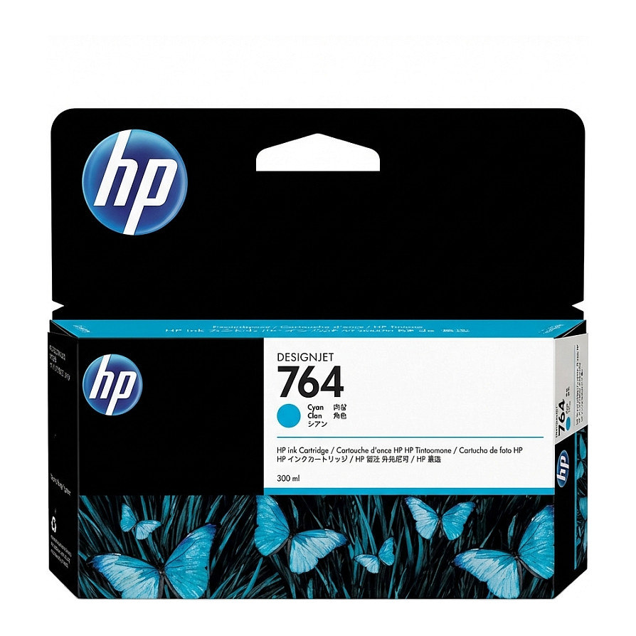 HP 764 Cyan Tintenpatrone 300ml