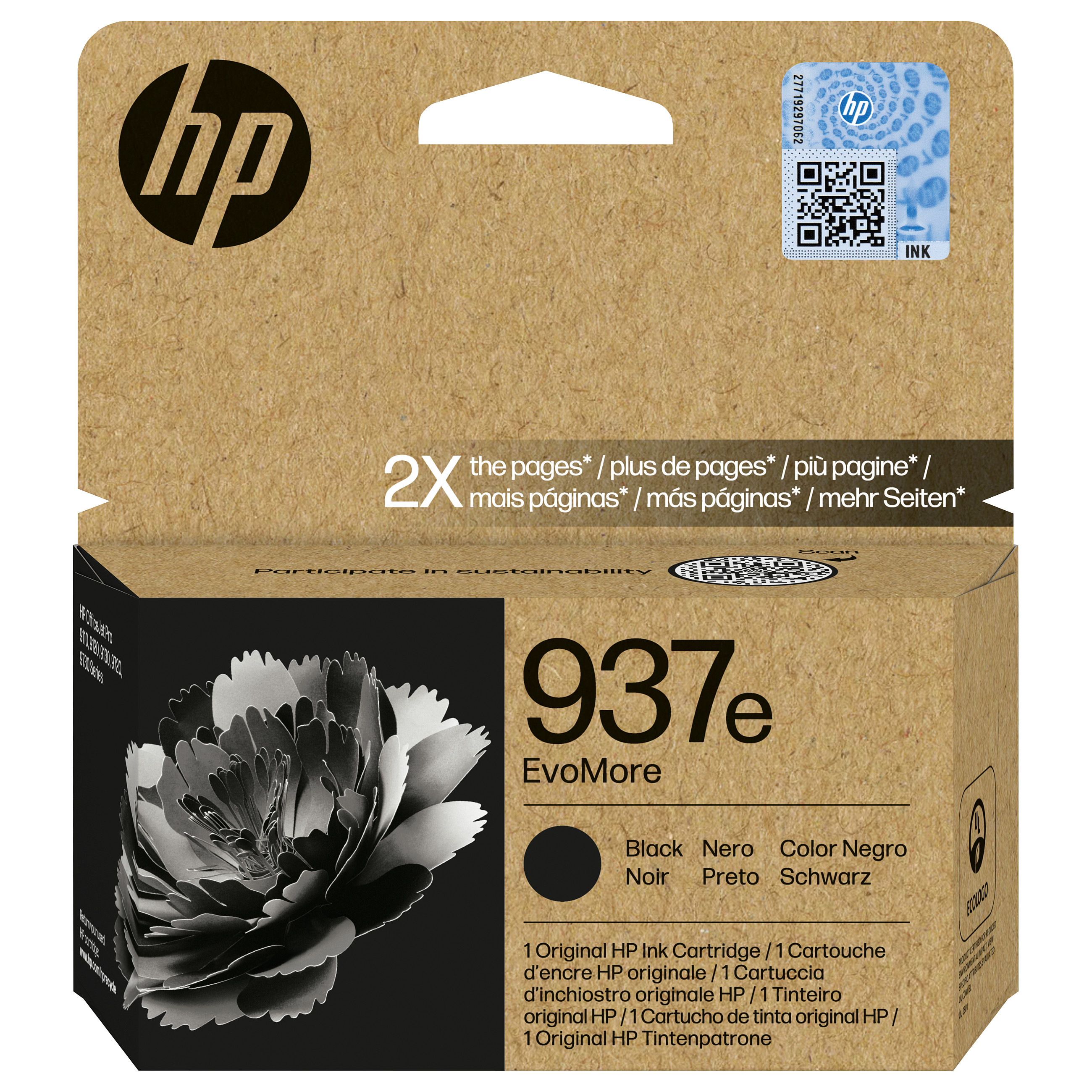 HP 937E EVOMORE BLACK