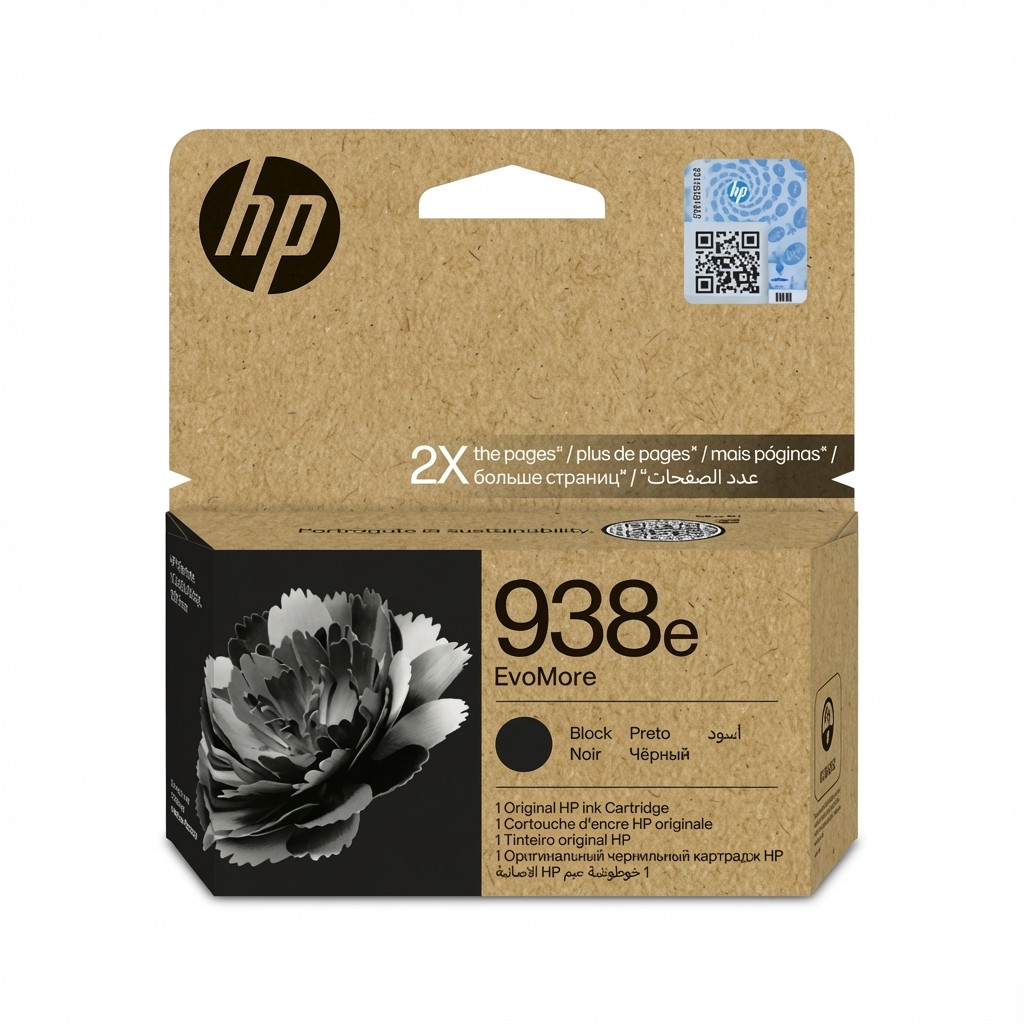 HP 938e Schwarz Tintenpatrone EvoMore