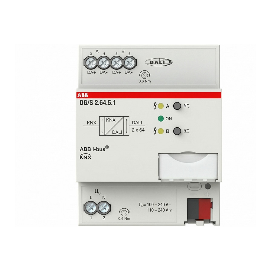 ABB DG/S 2.64.5.1 DALI Gateway 2fach Premium REG 2CDG110274R0011