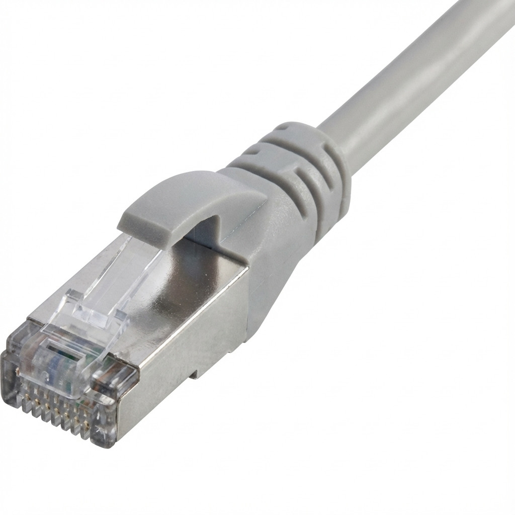 Captiva Kabel Patchkabel CAT 6a Kabel fr Netzwerk, LAN und Ethernet 5m grau