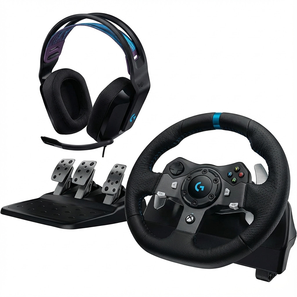 Logitech G920 EU + G335 Black