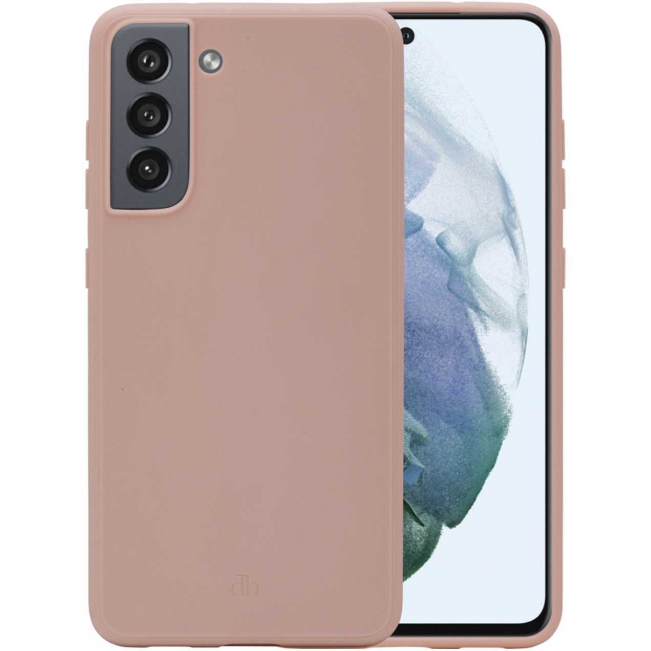 dbramante1928 Greenland - Hintere Abdeckung fr Mobiltelefon - 100 % recycelter Kunststoff - rosa sandfarben