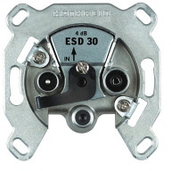 Kathrein ESD 30 Antennendose EINZEL 3-Loch mit DC-Durchlaß