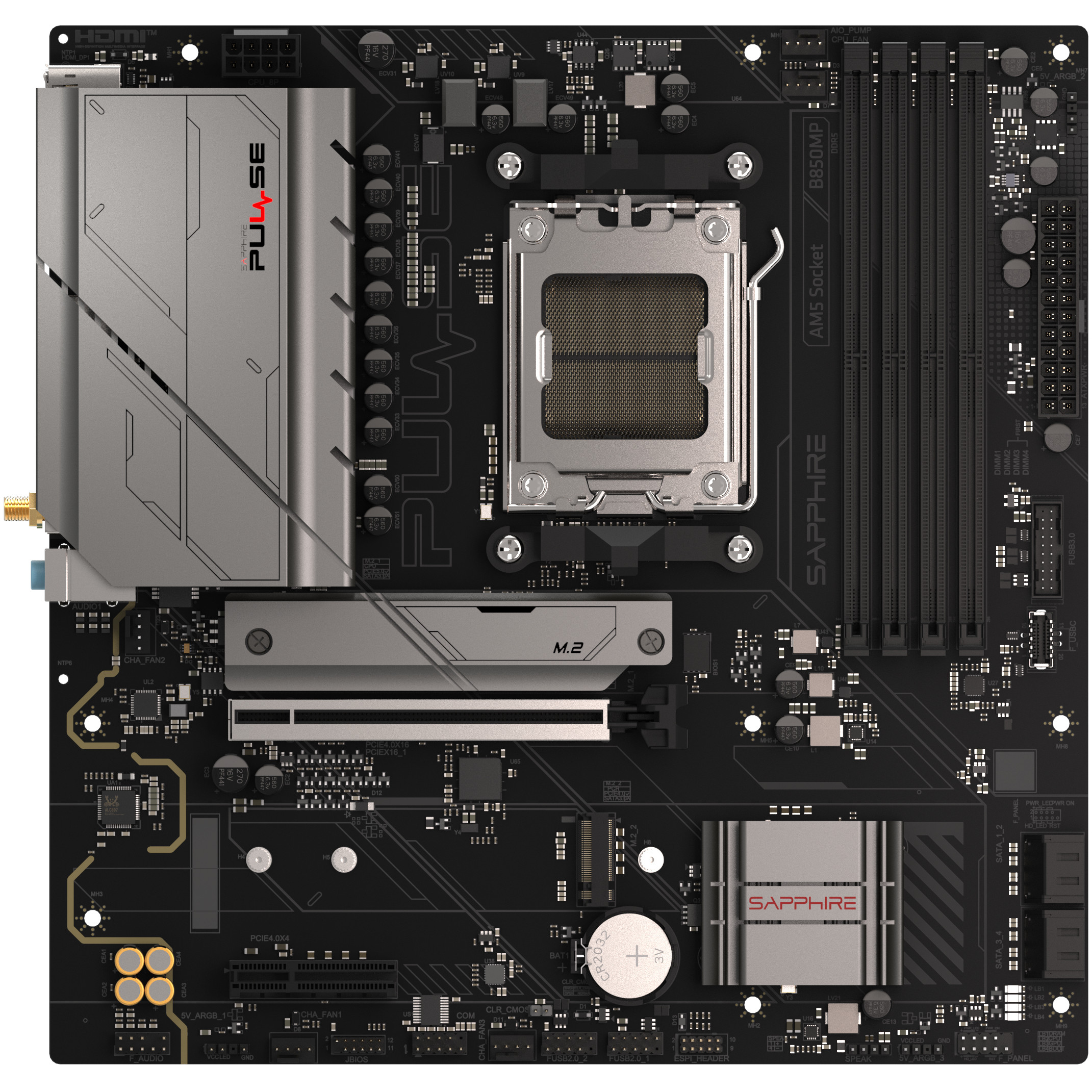 AM5 Sapphire PULSE B850M WIFI