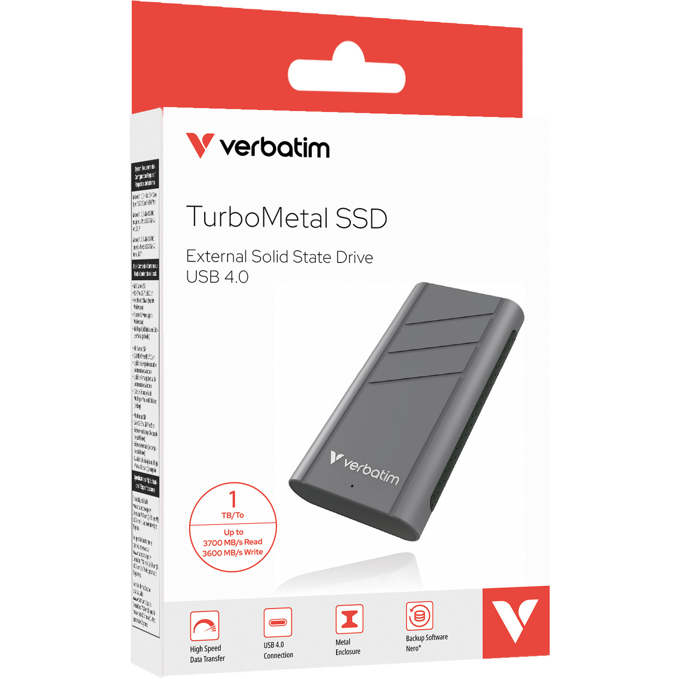 1TB Verbatim TurboMetal SSD USB 4.0 retail