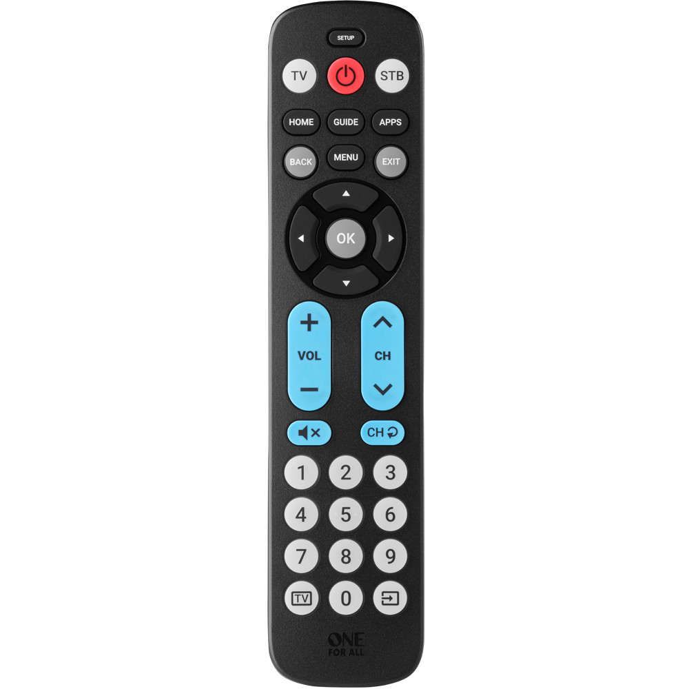 One for All Big Button Remote Universalfernbedienung URC 6821