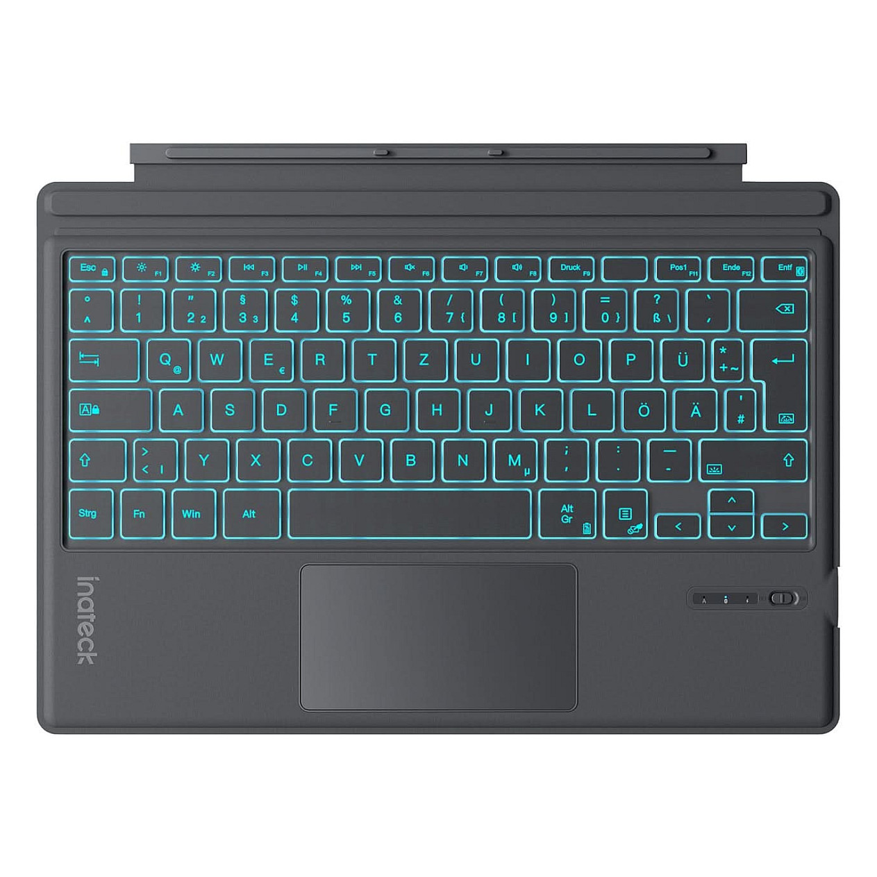 inateck Keyboard Surface gray, Sureface GO 1-4 Com. QWERTZ
