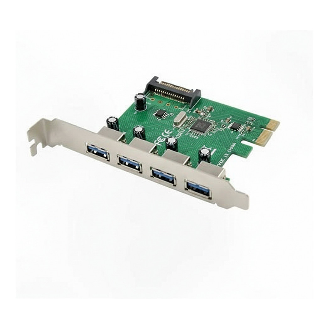 inateck USB 3.0 PCIe Karte 4 Anschlüsse 15 pin SATA