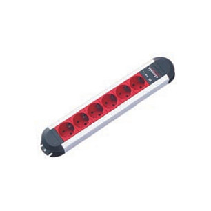 BACHMANN PRIMO 6xCEE7/3 EDV-Rot Strom 2m