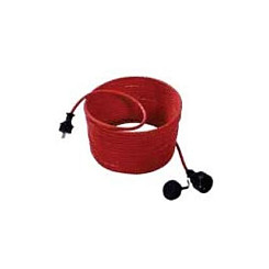 BACHMANN Rasenmherverlngerung Schutzkontakt 16A/250 VAC rot 25m Gummi / Neopren