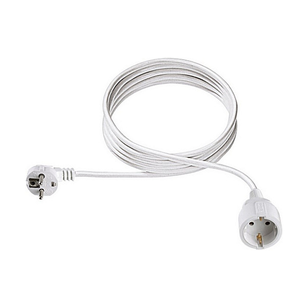 BACHMANN Schutzkontakt-Verlngerungskabel 230VAC neutral verpackt weiss 2m