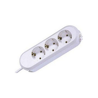 BACHMANN SMART Steckdosenleiste 3x Schutzkontakt geschraubt weiss 5m