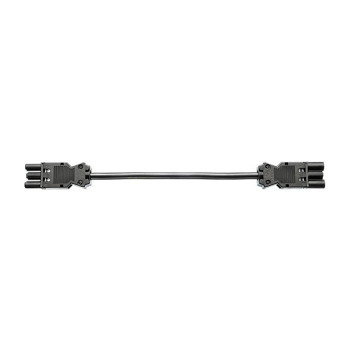 BACHMANN Gerteverlngerung GST18-3 Stecker/Kupplung schwarz 2m