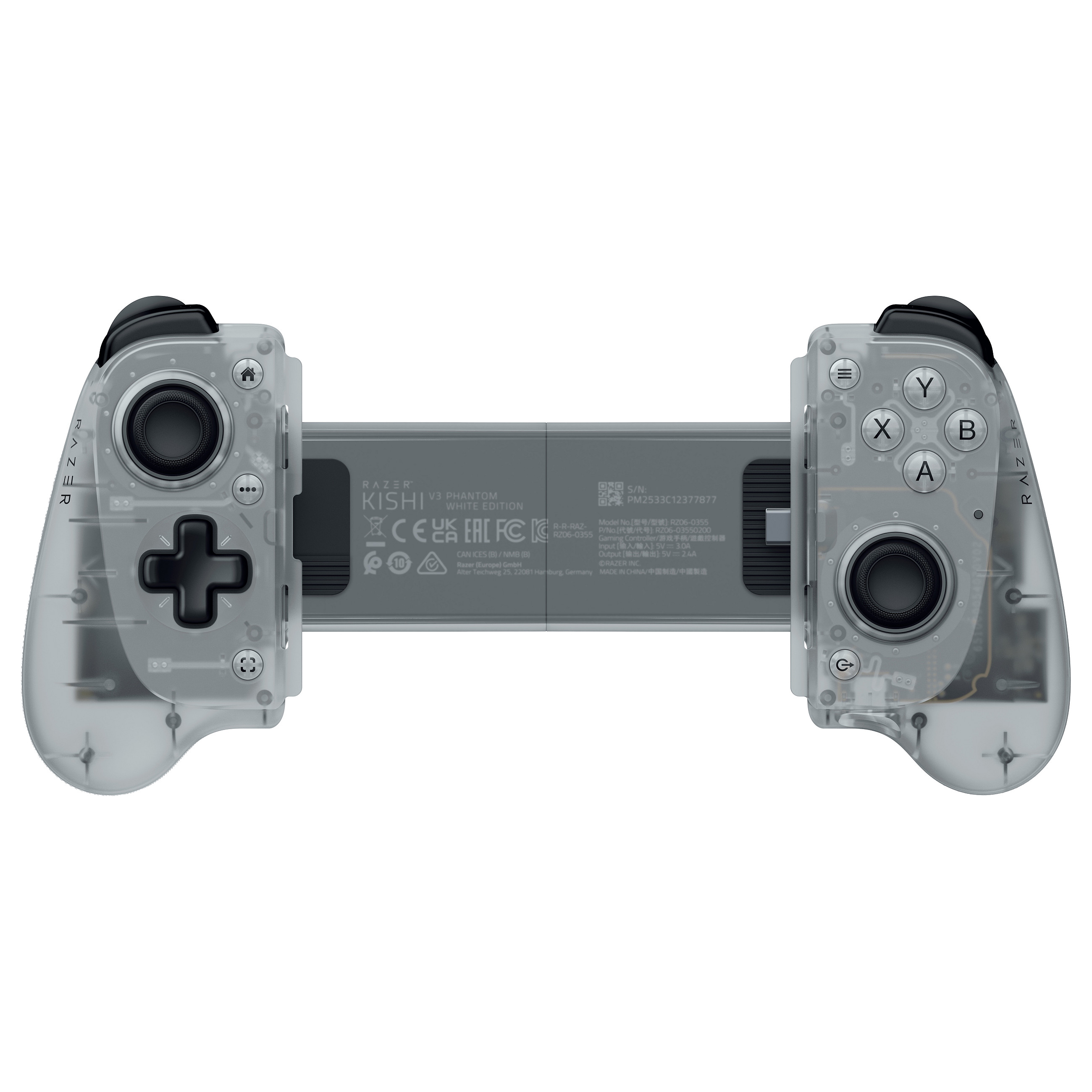RAZER Kishi V3 Phantom Edition USB-C Gaming Controller white