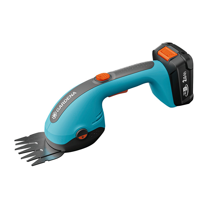 Akku-Grasschere PowerCut 20/18V P4A, mit Strauchmesser (trkis/grau, Li-Ion Akku 2,0Ah, POWER FOR ALL ALLIANCE)