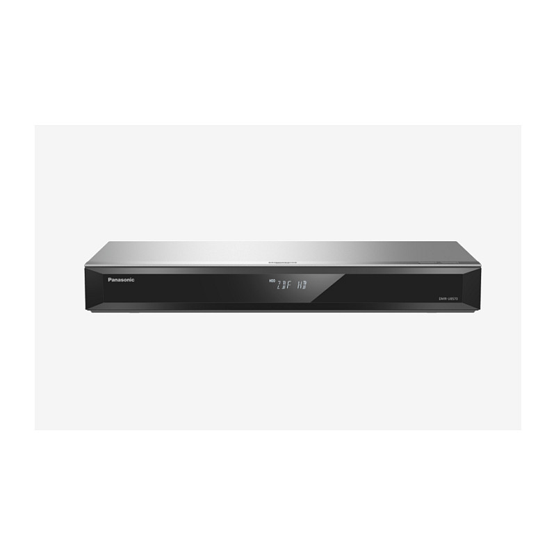 Panasonic Blu-ray-Player DMR-UBS70EGS (UHD, 500 GB, WLAN, HDMI, 2x SAT-Empfang) silver