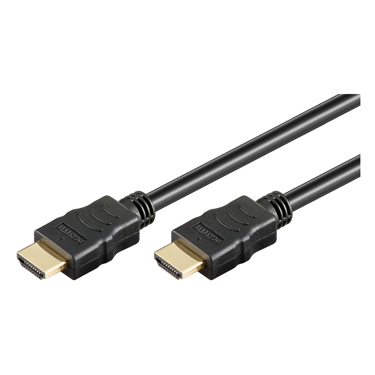 Goobay 1m HDMI Kabel mit Ethernet, 4K (2160p), vergoldete Kontakte