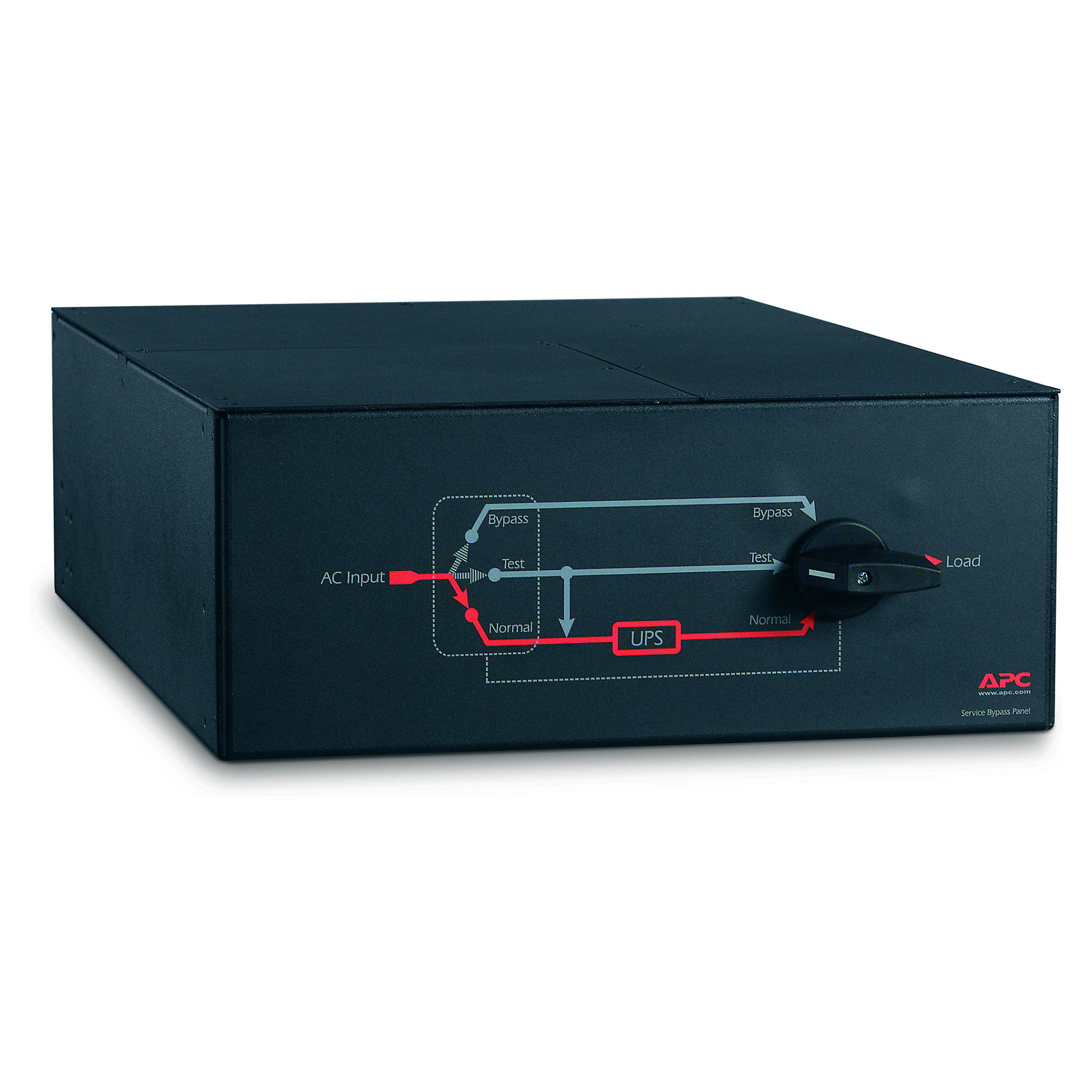 APC Service Bypass Panel Bypass switch rack-mountable AC 230V output connectors 3 4U 19 Black