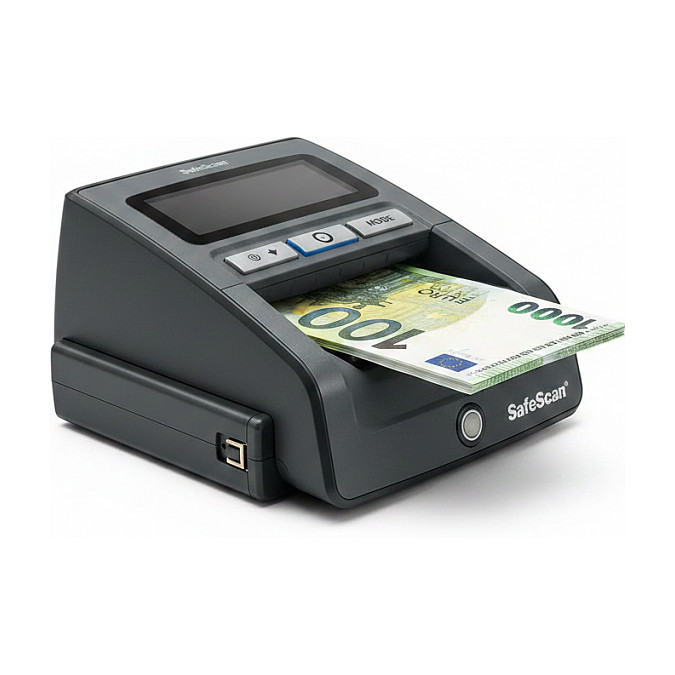 SafeScan 155-S Komplett SET Geldprüfgerät Batterie & Stapler