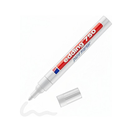 edding 750 Lackmarker 2.0 - 4.0 mm Weiß