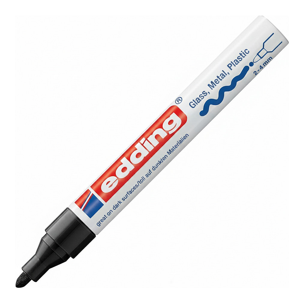 edding 750 Lackmarker 2.0 - 4.0 mm Schwarz