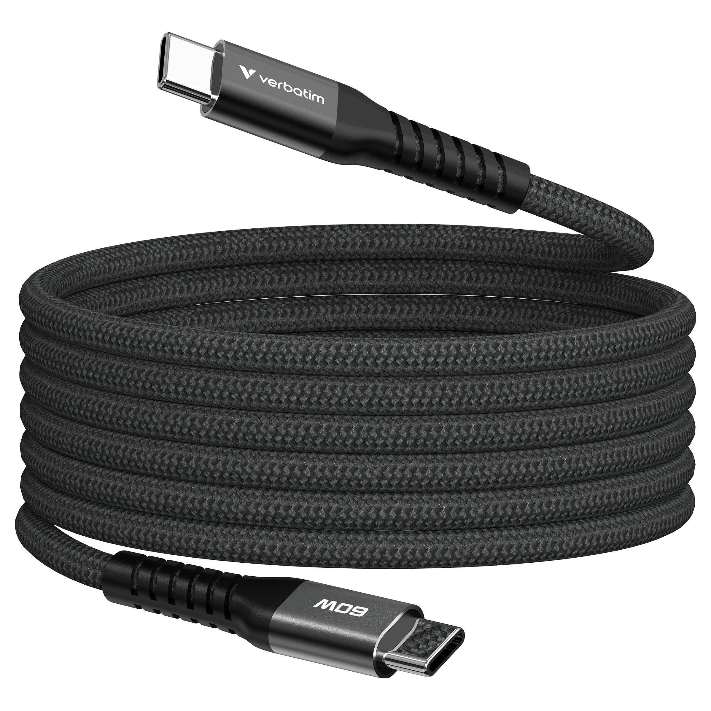 Verbatim Sync & Charge USB-C to USB-C 60W Magn. 120cm Black