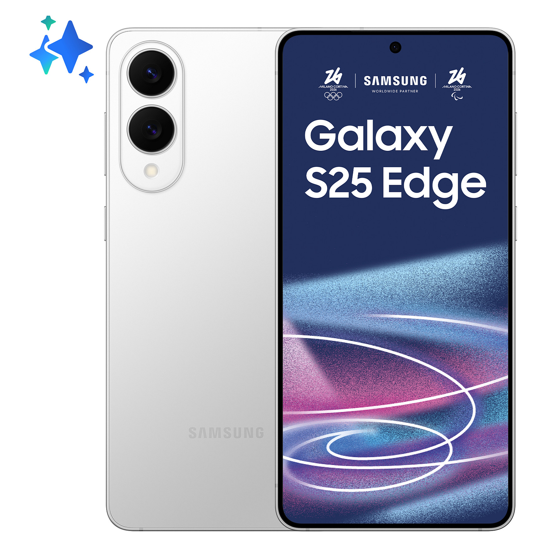 Samsung Galaxy S25 Edge S937 5G Dual Sim 12GB RAM 512GB - Titanium Silver