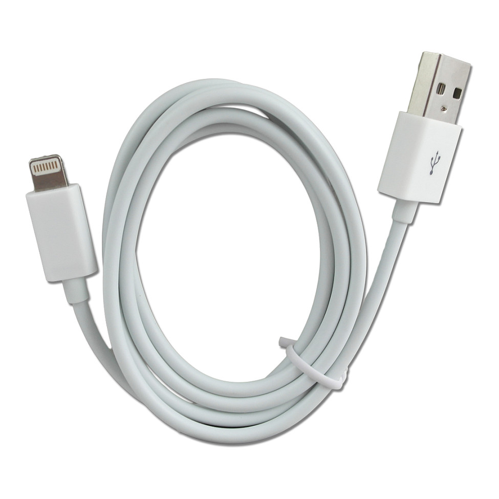 2GO USB Lade-/Datenkabel Lightning 1m weiß