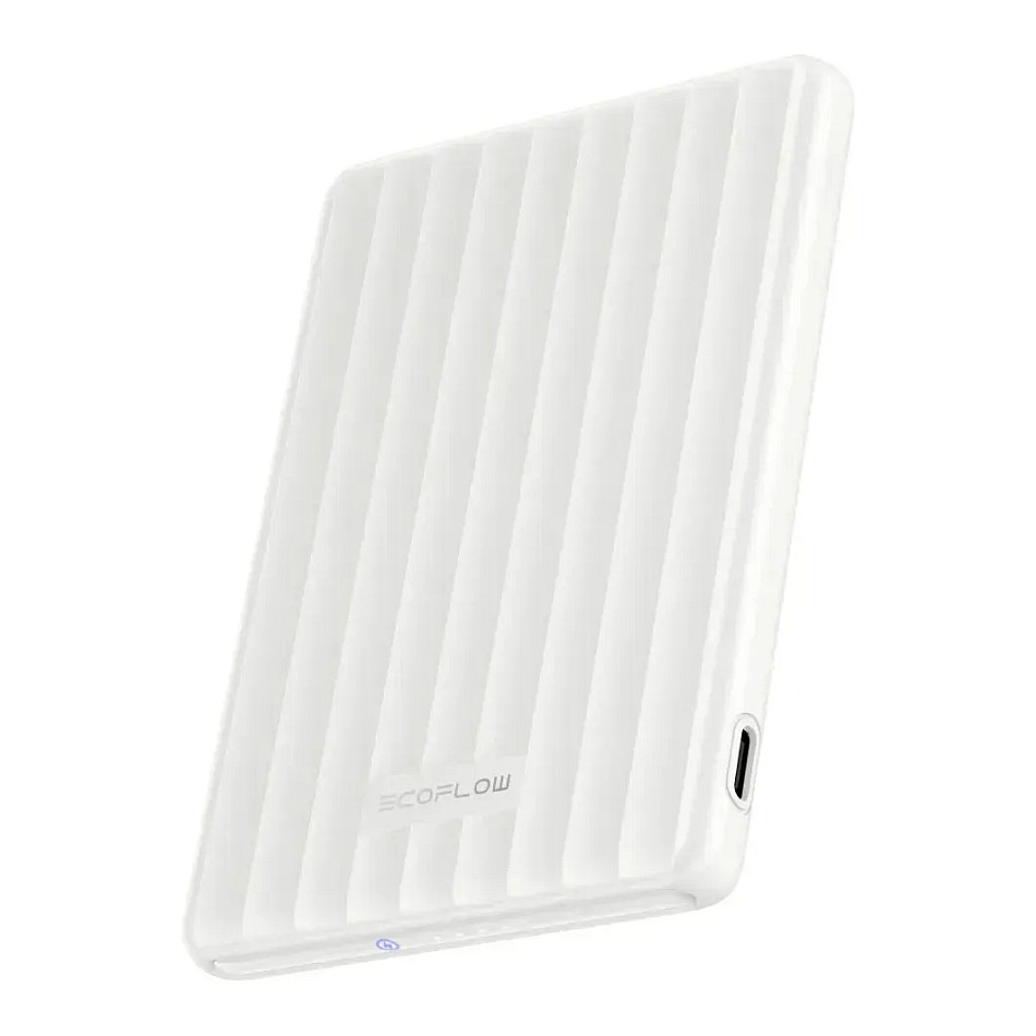 ECOFLOW RAPID Mag 5K Powerbank 5000 mAh Qi2 15 W kabellos X-Cooling Slim White