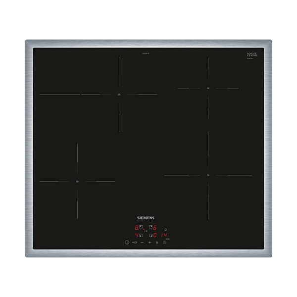 Siemens EH645BFB6E iQ300 Induktionskochfeld 60 cm Schwarz, Rahmen aufliegend