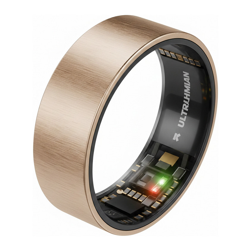 ULTRAHUMAN Ring Air - Smart Ring für Frauen und Männer - Schlaf -und Fitness Tracking Wearable - Herzfrequenz - Smartring Rose Gold Größe 11