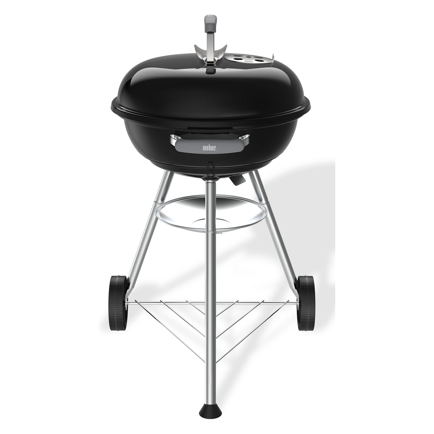 Weber Charcoal Grill Compact Kettle 47 cm black Schwarz (1502054)