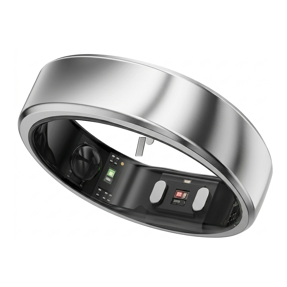 RingConn Smart Ring Gen2 Air für Frauen und Männer - Schlaf- und Fitness Tracking Wearable - Herzfrequenz - Galaxie-Silber Größe 10