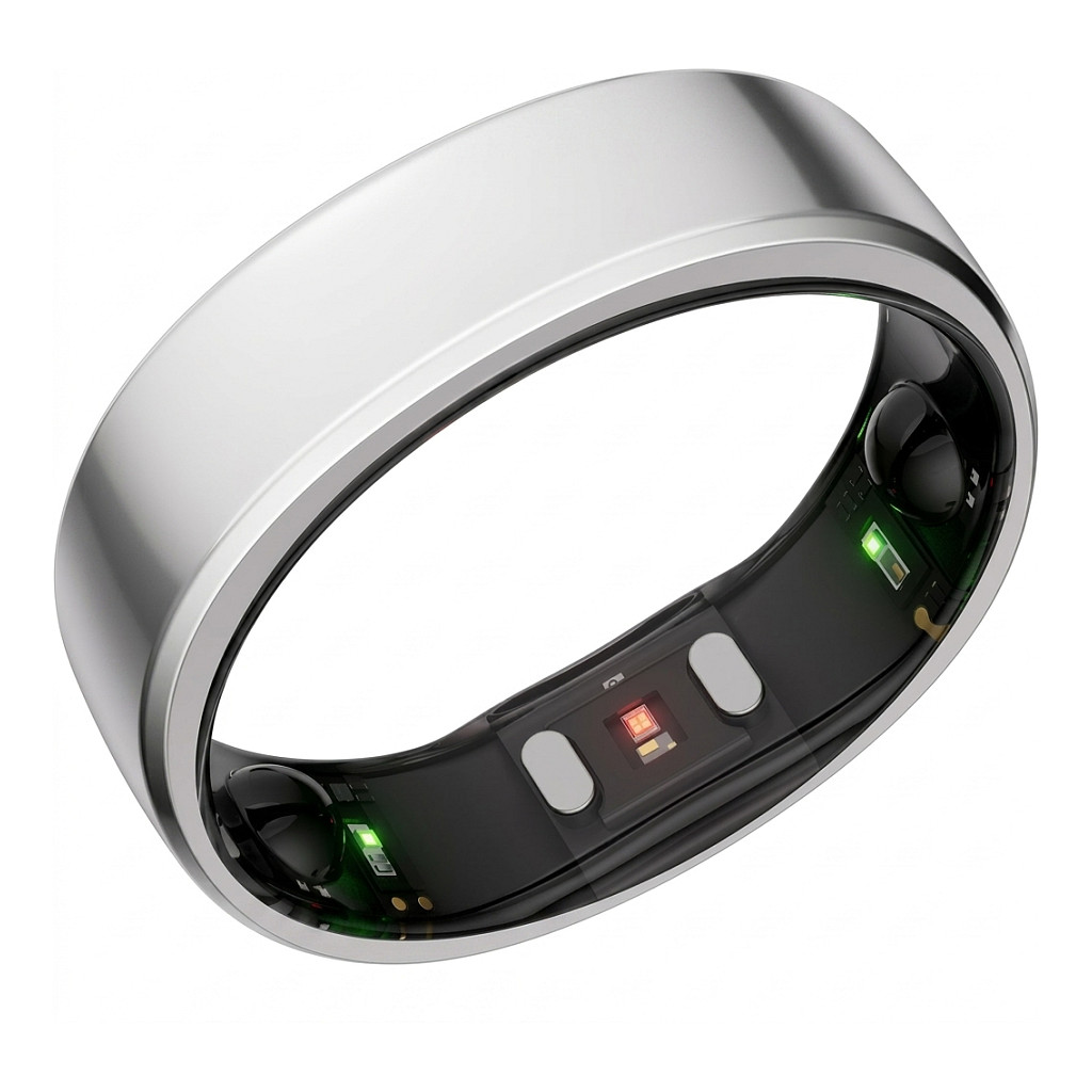 RingConn Smart Ring Gen2 für Frauen und Männer - Schlaf- und Fitness Tracking Wearable - Herzfrequenz - Zukunftssilber Größe 9